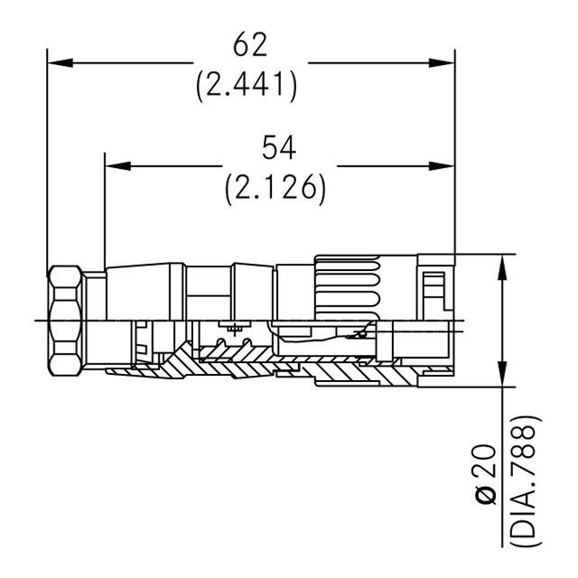 T 3278 552 Amphenol Tuchel Industrial  Alloggiamenti per connettori circolari